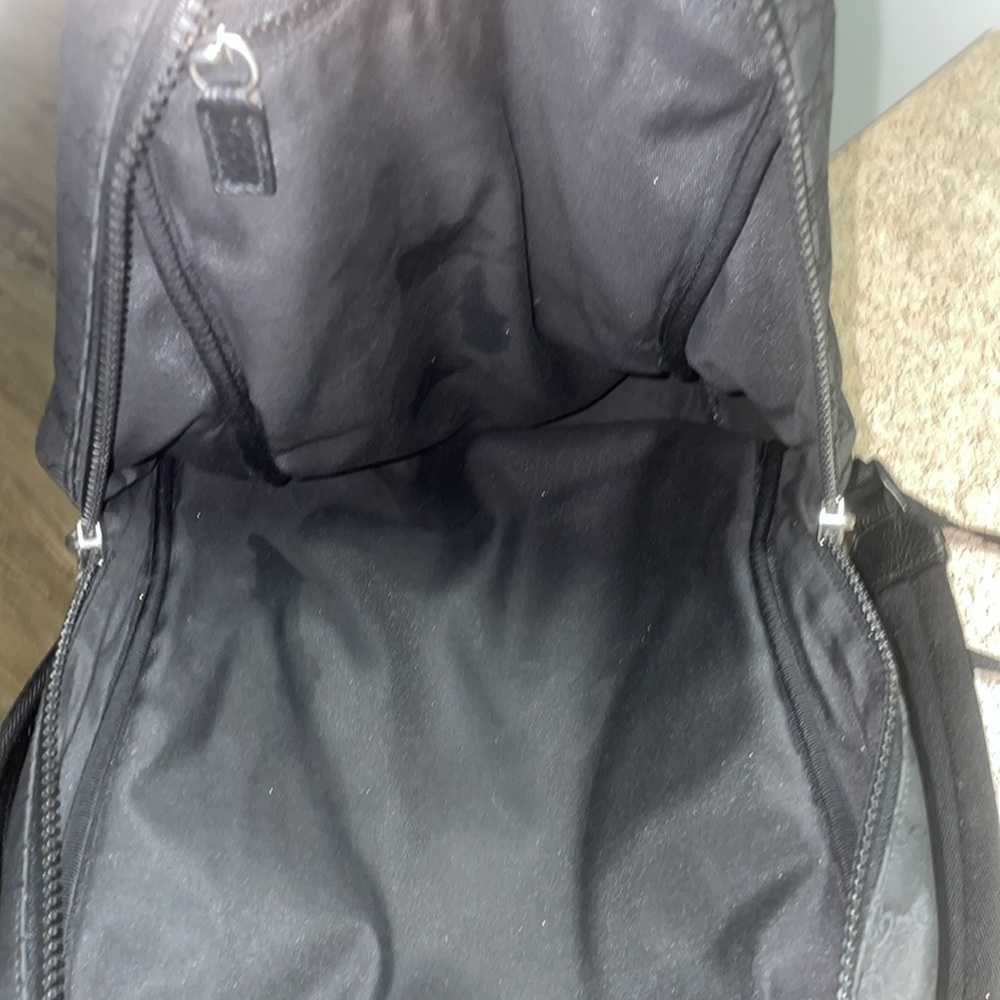 Black nylon Gucci back pack - Picture 2 of 11